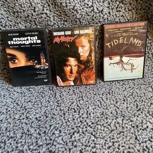 Set of 3 Classic DVD Movies – Black, Red & Cream Covers